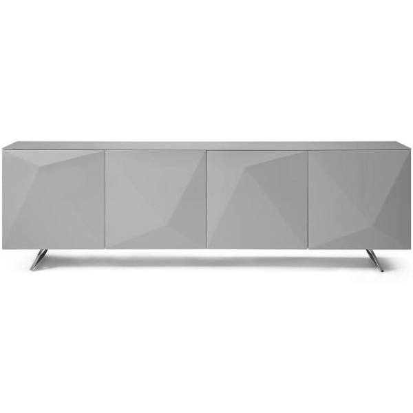 Siena Hi Gloss Light Grey Buffet