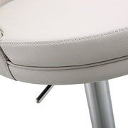 Bennett Light Grey Adjustable Barstool Set of 2