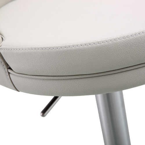 Bennett Light Grey Adjustable Barstool Set of 2