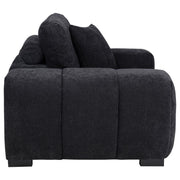 Black Upholstered Accent Chair