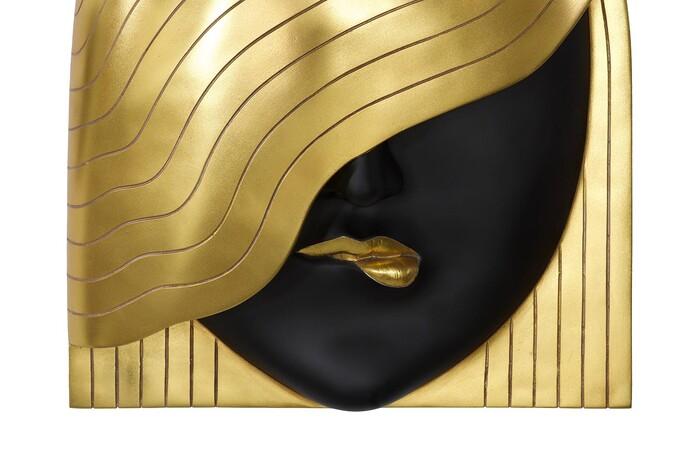 Black & Gold Face Right Wave LG