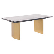 Glass Top Extension Dining Table
