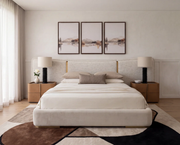 Clarimond Taupe King Bed