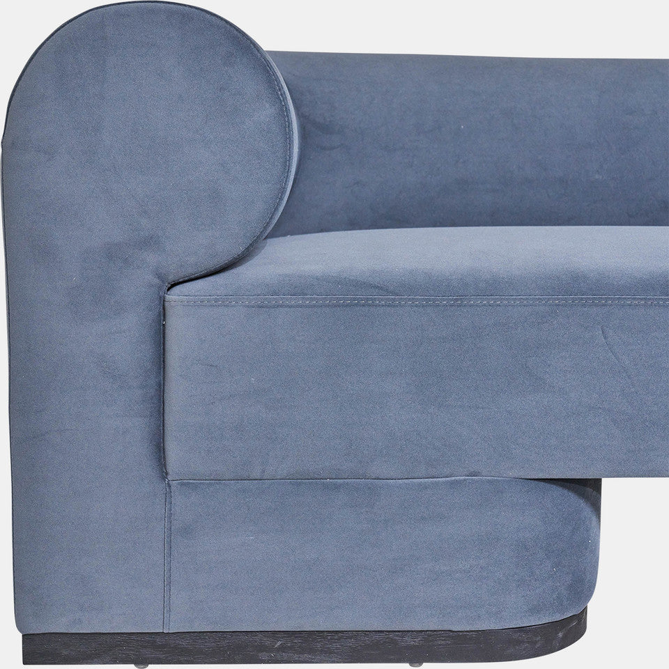 Cosmic Sofa with Wood Base