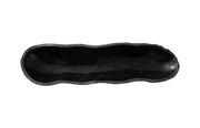 Aragonite Canoe Bowl Black, Medium