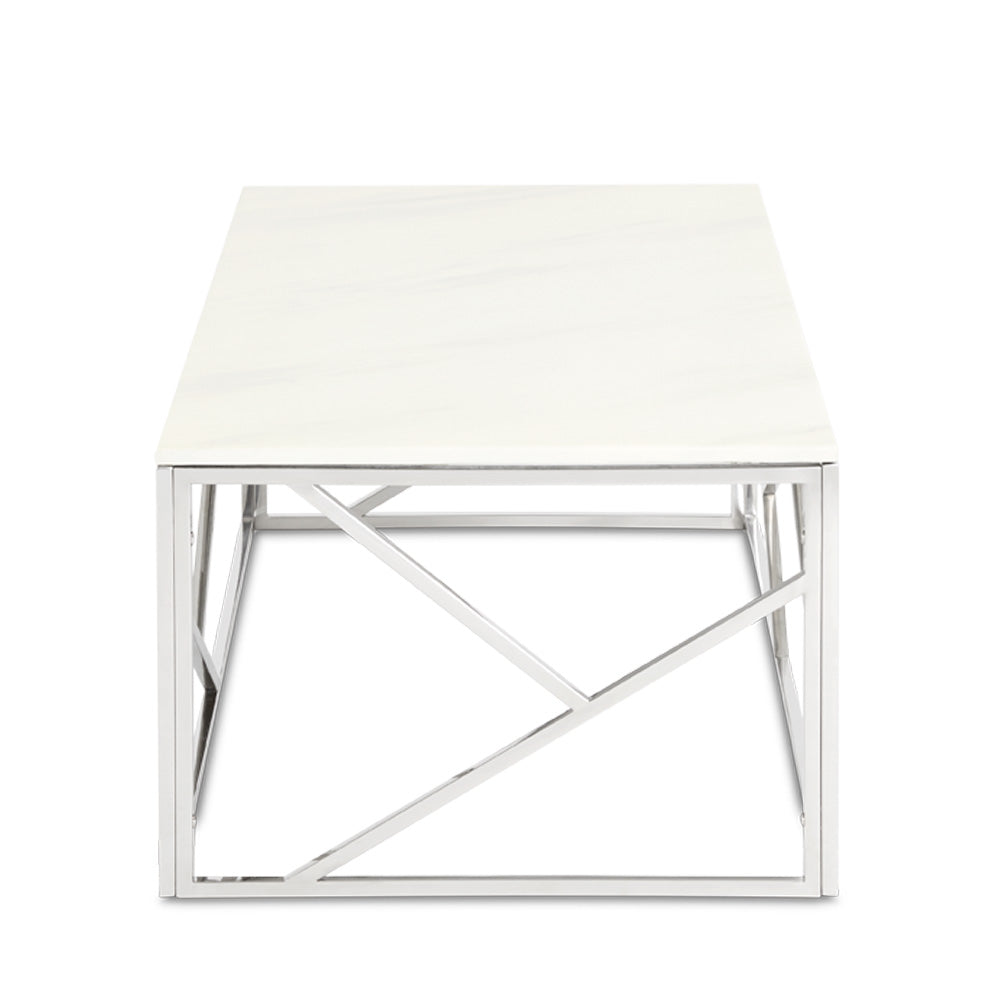 Carol Faux Marble Top Coffee Table
