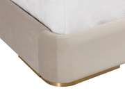 Clarimond Taupe King Bed