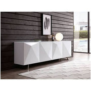 Siena Hi Gloss White Buffet