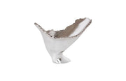 Burled Vase, Silver Leaf