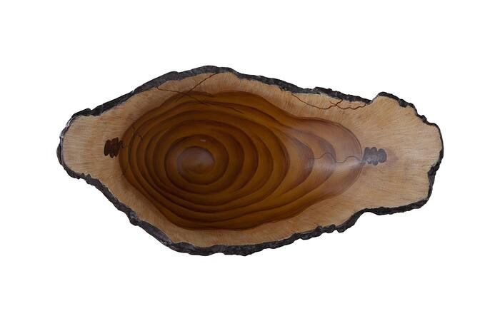 Burled Vase, Faux Bois