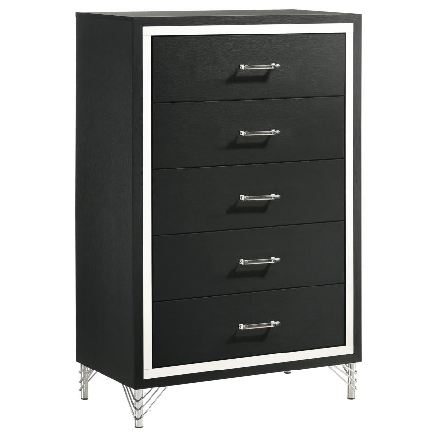 Licelle Black & Silver Chest