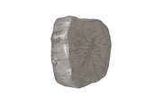 Log Wall Tile, Silver Leaf