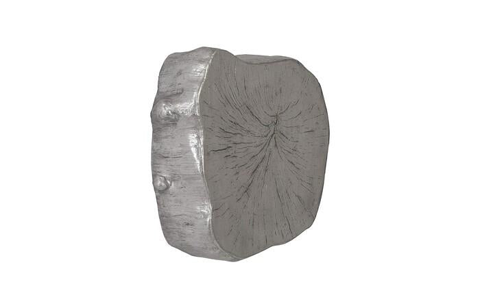 Log Wall Tile, Silver Leaf