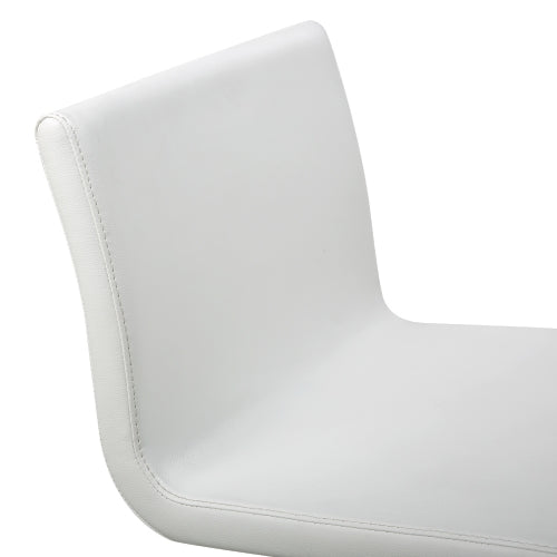 Hester White Adjustable Barstool Set of 2