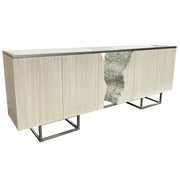 John Richard Terra Four Door Credenza White