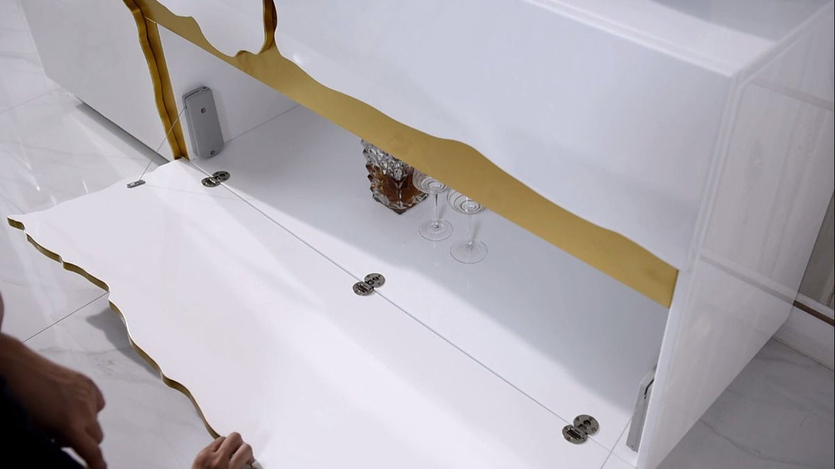 Catrina White & Gold Buffet