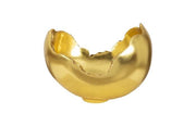 Burled Bowl, Resin, Gold Leaf Finish