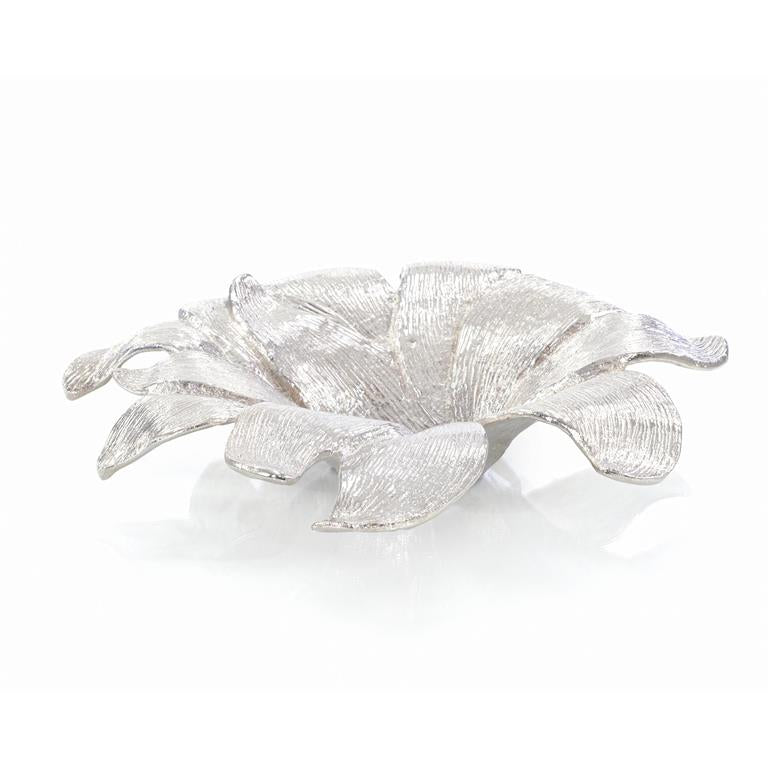 Lily Petal Bowl In Nickel