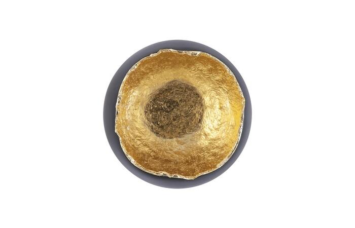 Black & Gold Broken Egg Set of 4