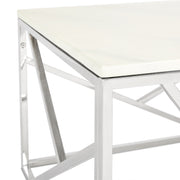 Carol Faux Marble Top Coffee Table