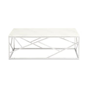 Carol Faux Marble Top Coffee Table