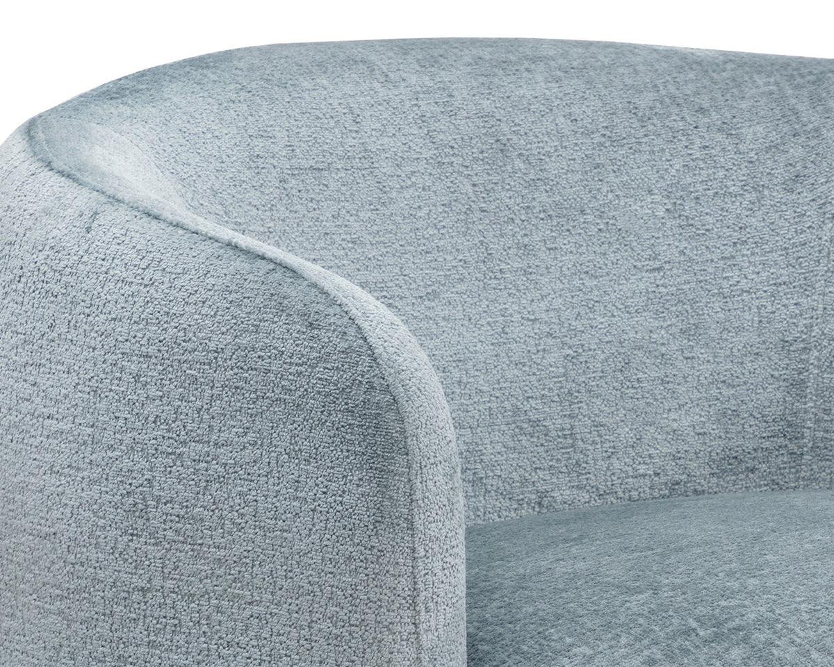 Mica French Blue Lounge Chair