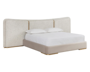 Clarimond Taupe King Bed