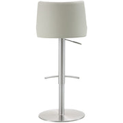 Bennett Light Grey Adjustable Barstool Set of 2