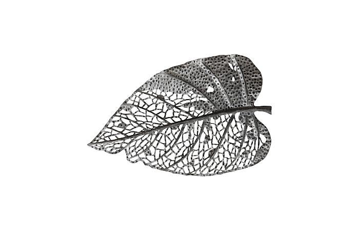 Birch Leaf Wall Art, Silver