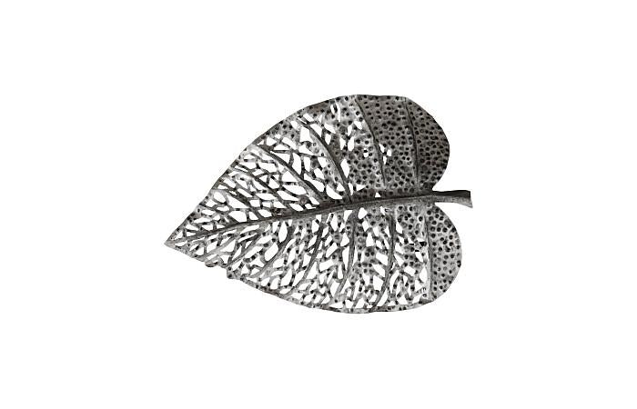 Birch Leaf Wall Art, Silver