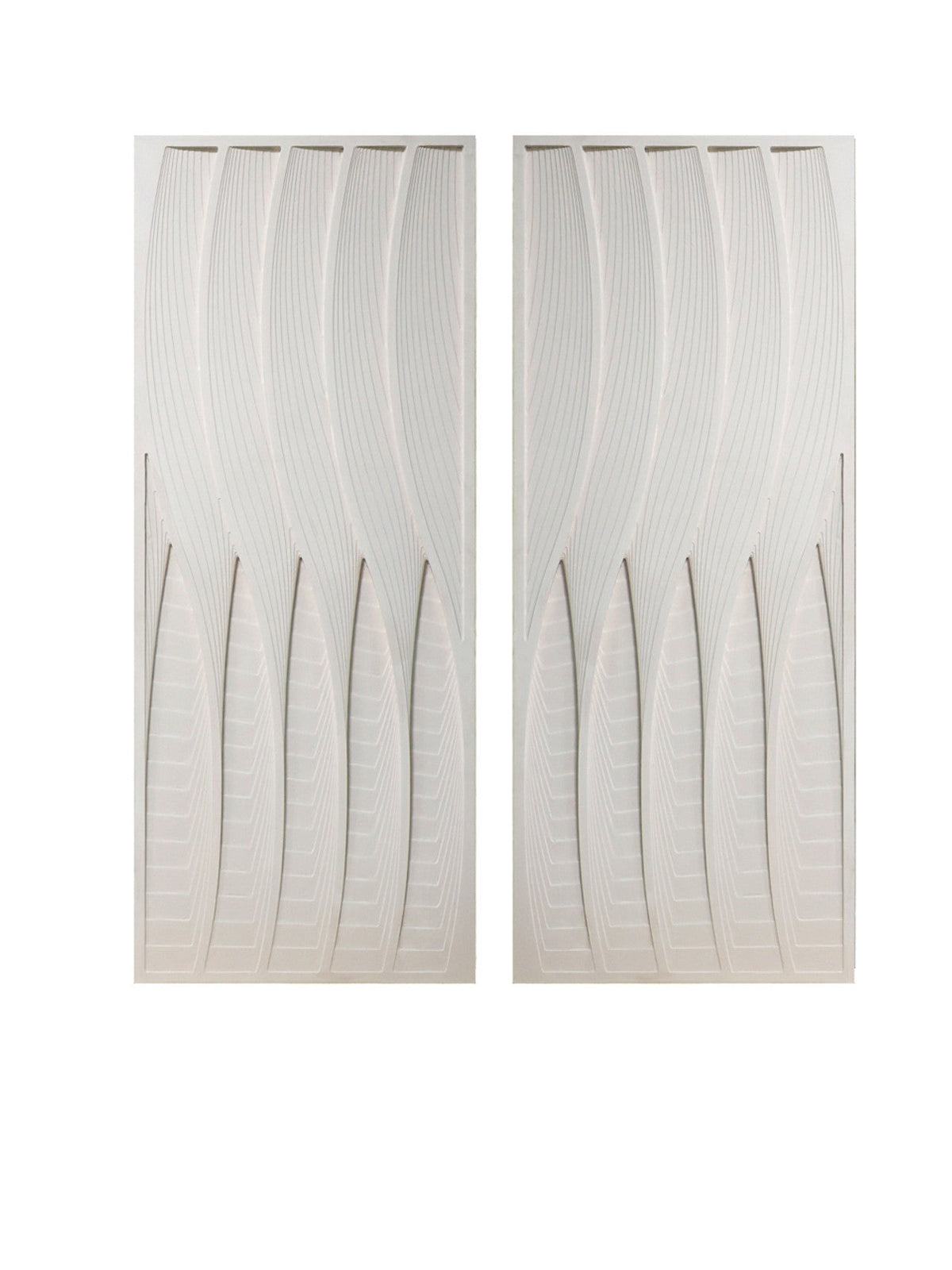 Set of 2 Orbitz Dimensional Plaster Wall Art