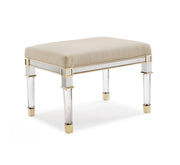 Caracole Silver & Gold Bench