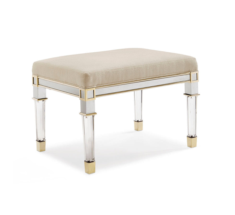Caracole Silver & Gold Bench
