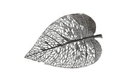 Birch Leaf Wall Art, Silver
