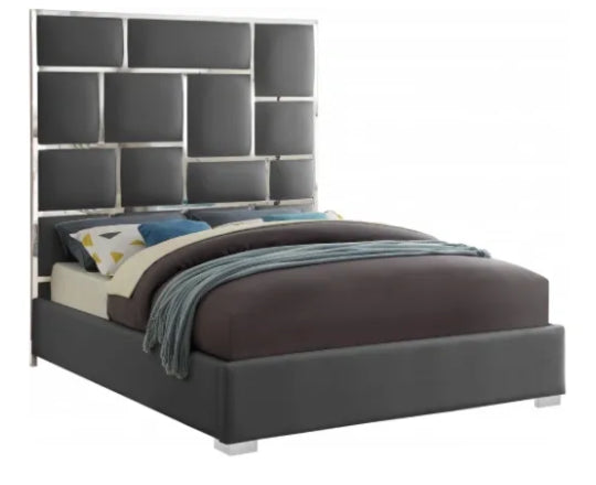Millie faux leather bed