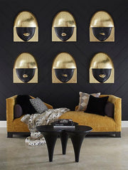 Fashion Faces Wall Art, Large, Smile
