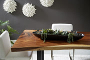 Aragonite Canoe Bowl Black, Medium