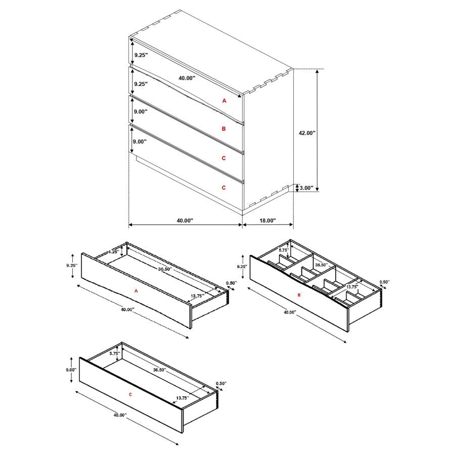 Canter Walnut Chest