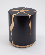 Black & Gold End Table