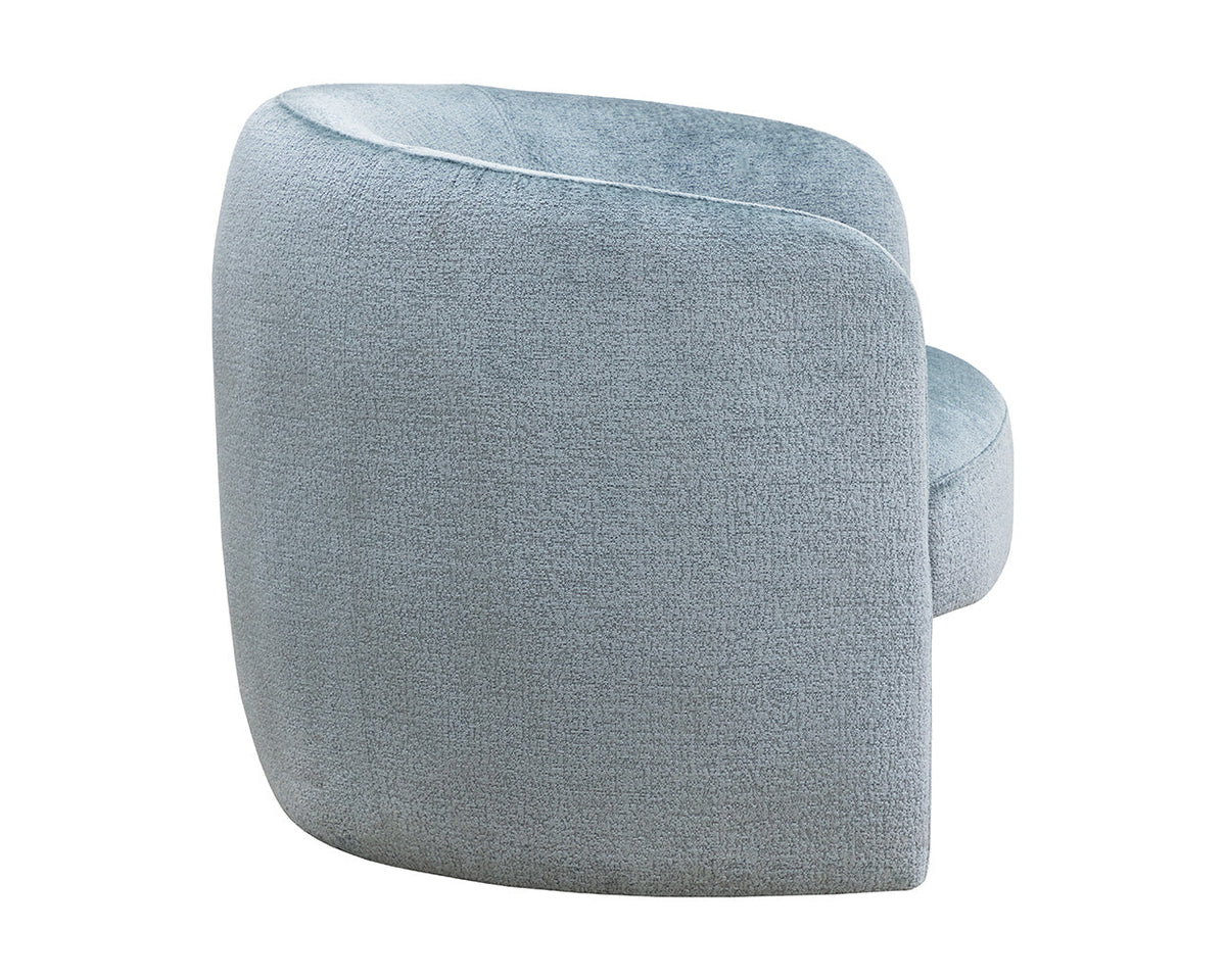 Mica French Blue Lounge Chair