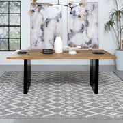 Drexel Acacia Live Edge Wood Dining Table