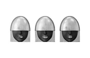 Fashion Faces Wall Art, Small, Black and Silver Leaf, Set of 3