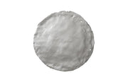 Cast Oil Drum Wall Discs, Silver Leaf, Set of 4