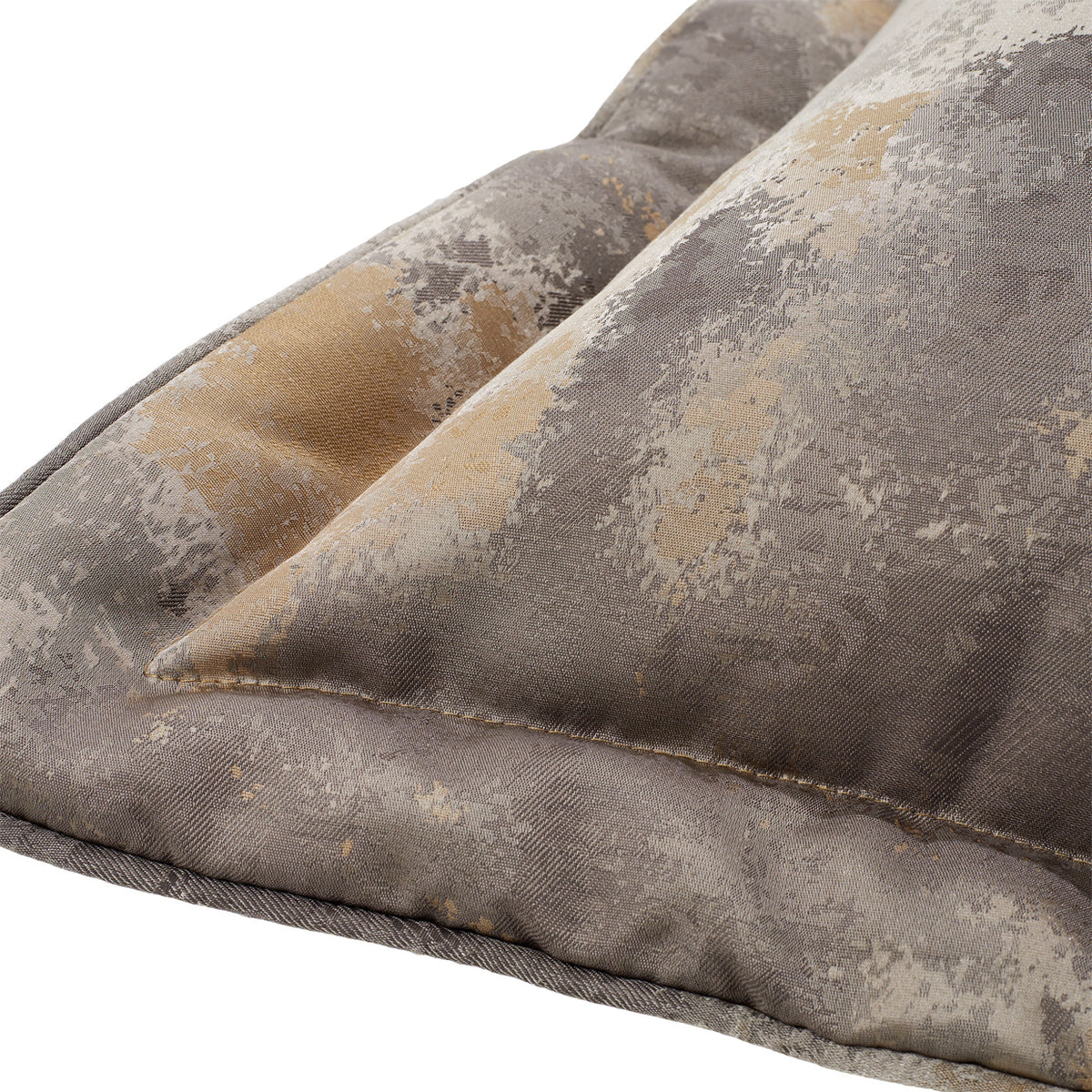 10 Piece King Size Grey and Gold Comforter Set