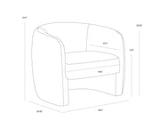 Mica Butterscotch Lounge Chair