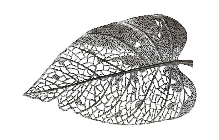 Birch Leaf Wall Art, Silver