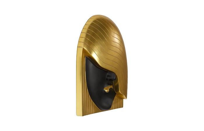Black & Gold Face Left Wave LG
