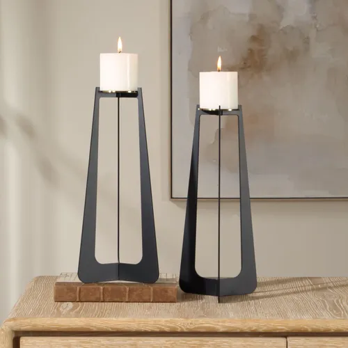 Columnar Candleholders, S/2
