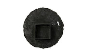 Cast Oil Drum Wall Discs, Resin, Rust Finish, Set of 4
