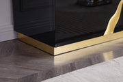 Black & Gold TV Stand